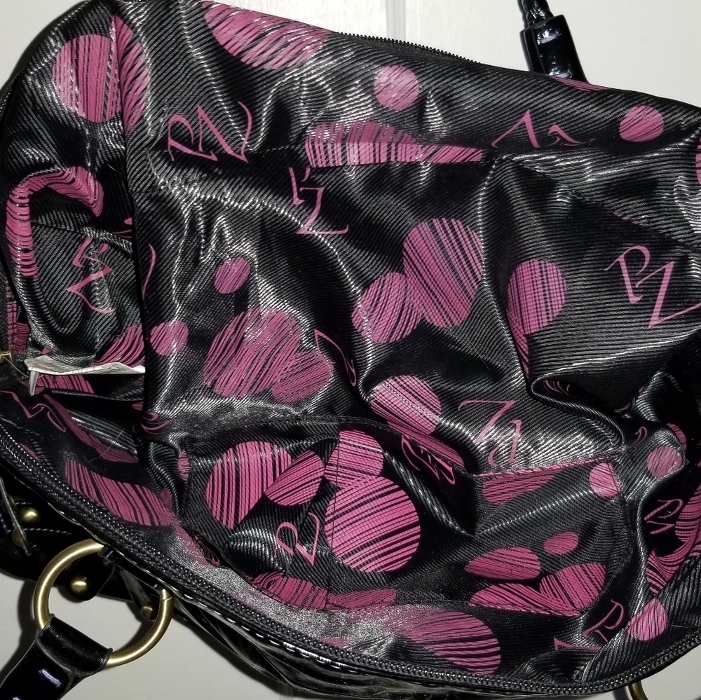 Point Zero Hand Bag Purse Shiny Metallic Colour - Picture 13 of 15